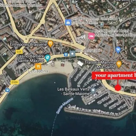 Tres Bel En Plein Centre, Vue Mer, Terrasse Sainte-Maxime